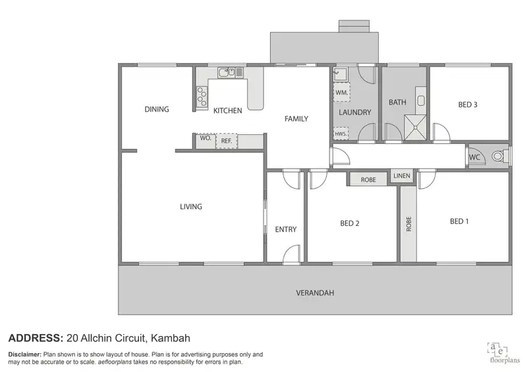 Floorplan of Homely house listing, 20 Allchin Circuit, Kambah ACT 2902