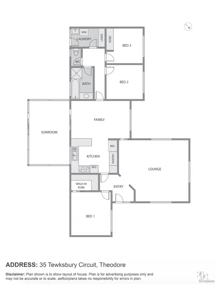 Floorplan of Homely house listing, 35 Tewksbury Circuit, Theodore ACT 2905