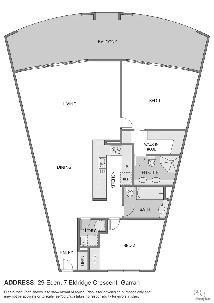 Floorplan of Homely apartment listing, 29/7 Eldridge Crescent, Garran ACT 2605