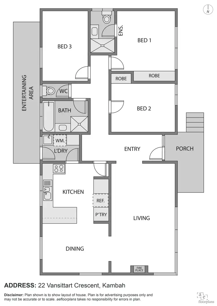 Floorplan of Homely house listing, 22 Vansittart Crescent, Kambah ACT 2902