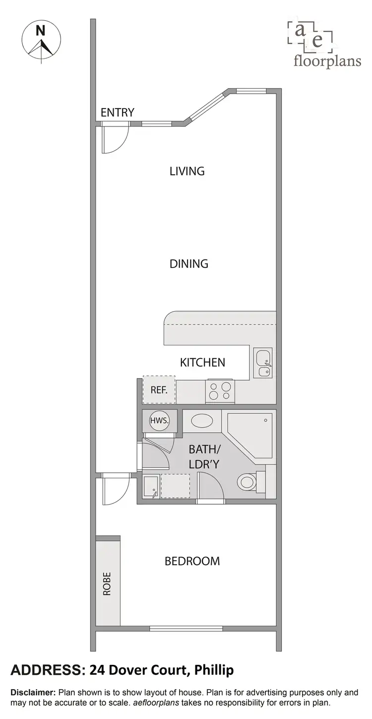 Floorplan of Homely unit listing, 24/12 Albermarle Place, Phillip ACT 2606