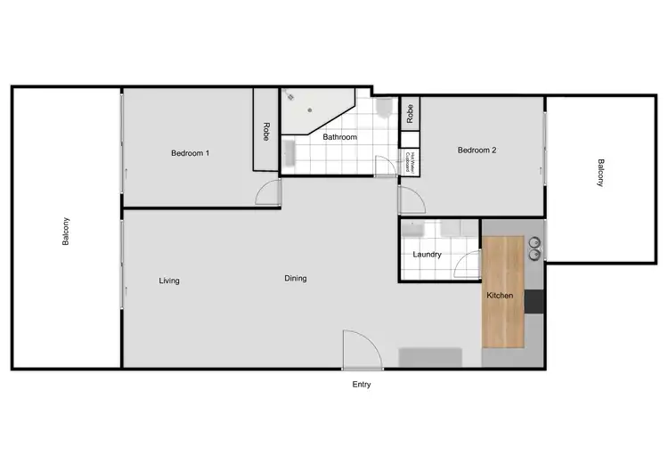 Floorplan of Homely apartment listing, 41/19 - Fawkner Street, Braddon ACT 2612