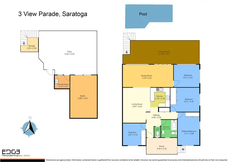 Floorplan of Homely house listing, 3 View Parade, Saratoga NSW 2251