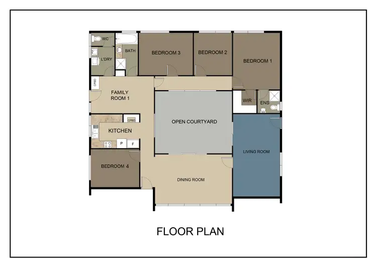 Floorplan of Homely house listing, 34 Fullagar Crescent, Higgins ACT 2615