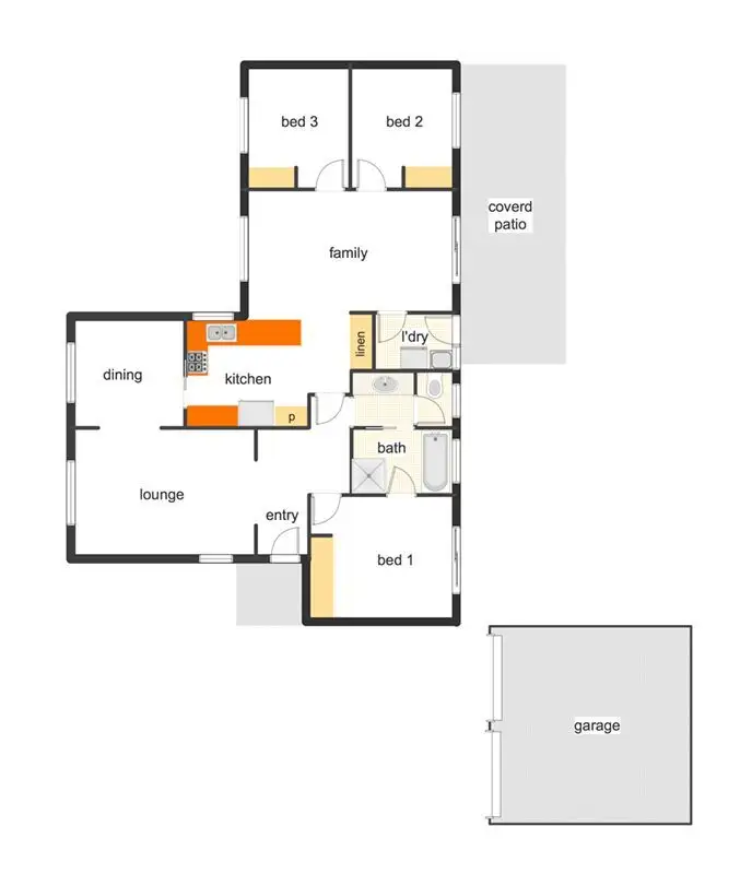 Floorplan of Homely house listing, 49 Perrin Circuit, Banks ACT 2906
