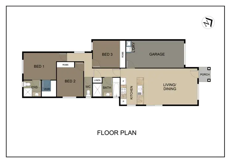 Floorplan of Homely house listing, 13 Gubbity Street, Ngunnawal ACT 2913