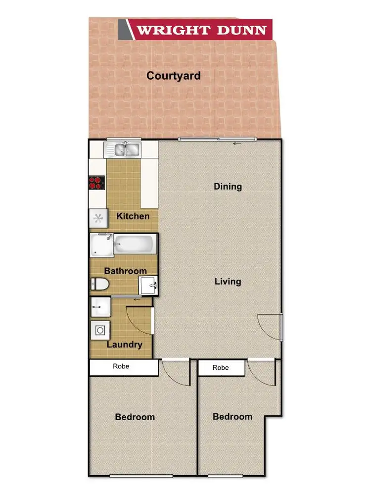 Floorplan of Homely apartment listing, 1A/52 Forbes Street, Turner ACT 2612