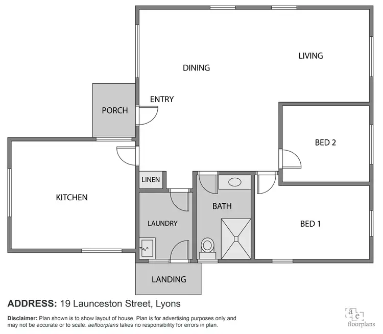 Floorplan of Homely house listing, 19 Launceston Street, Lyons ACT 2606