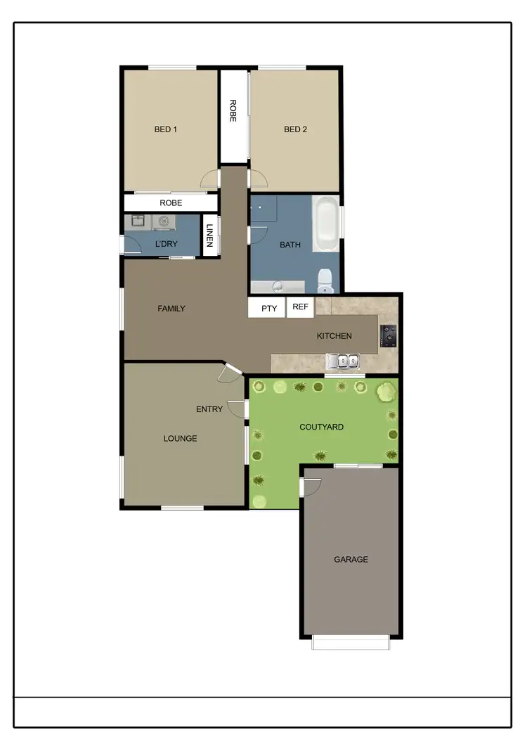 Floorplan of Homely house listing, 5 Wambo Close, Palmerston ACT 2913