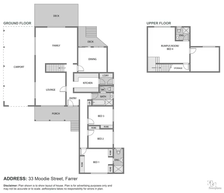 Floorplan of Homely house listing, 33 Moodie Street, Farrer ACT 2607