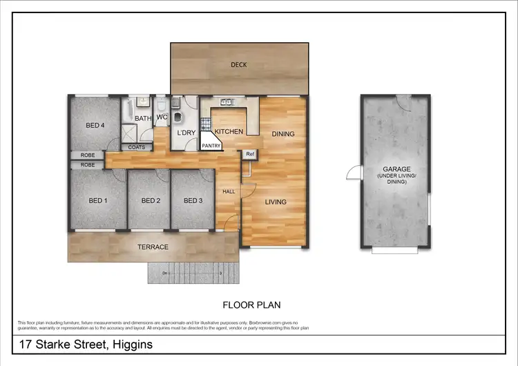Floorplan of Homely house listing, 17 Starke Street, Higgins ACT 2615