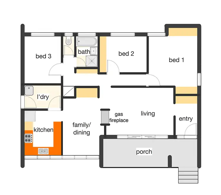 Floorplan of Homely house listing, 17 Mannheim Street, Kambah ACT 2902