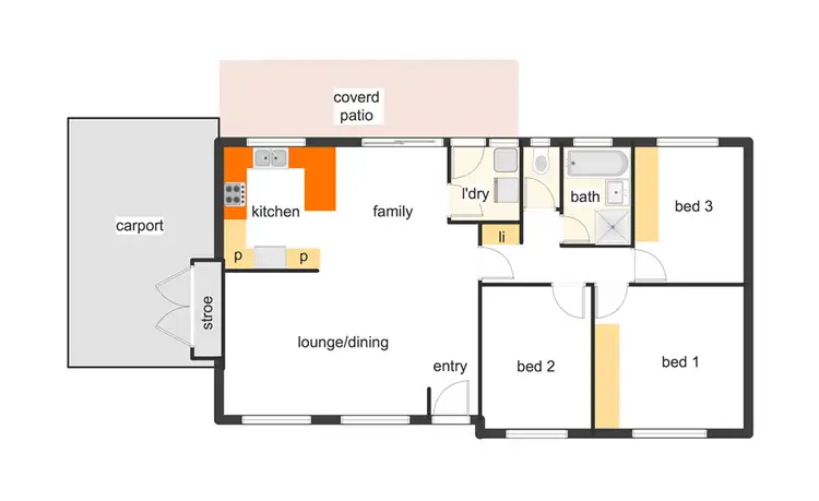 Floorplan of Homely townhouse listing, 17/97 Clift Crescent, Chisholm ACT 2905