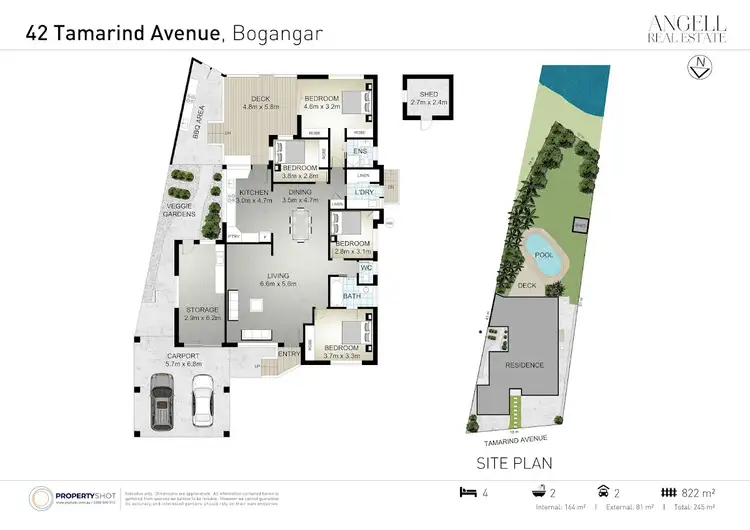 Floorplan of Homely house listing, 42 Tamarind Avenue, Bogangar NSW 2488
