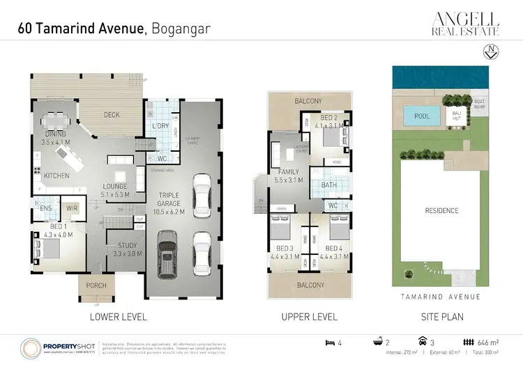 Floorplan of Homely house listing, 60 Tamarind Avenue, Bogangar NSW 2488