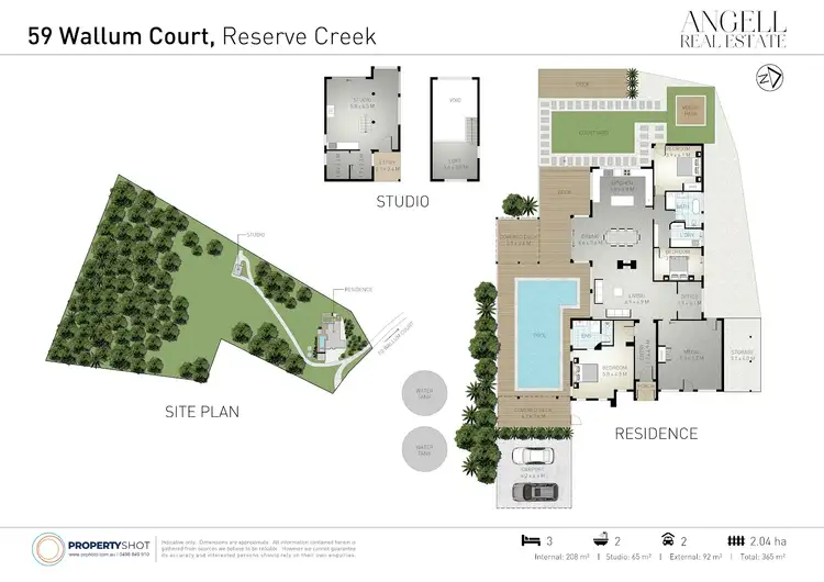 Floorplan of Homely rural property listing, 59 Wallum Court, Reserve Creek NSW 2484