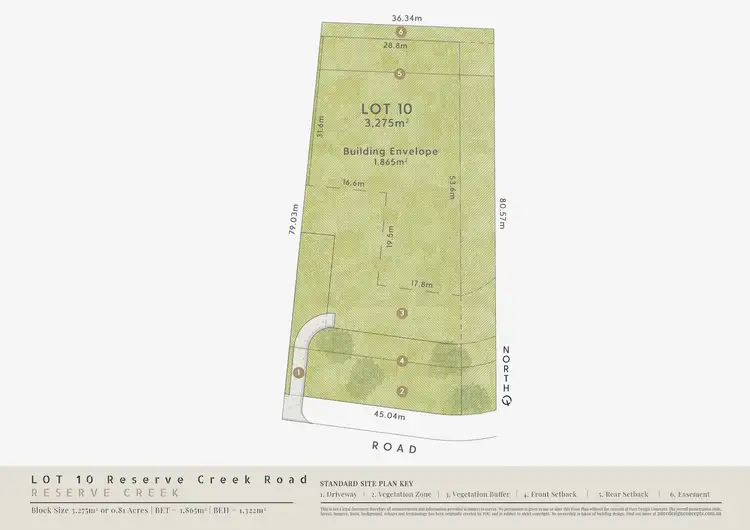 Floorplan of Homely land listing, 8 Poppys way, Kielvale NSW 2484