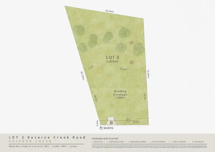 Floorplan of Homely land listing, 7 Poppys way, Kielvale NSW 2484