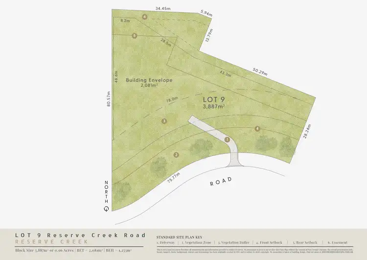 Floorplan of Homely land listing, 6 poppys way, Kielvale NSW 2484