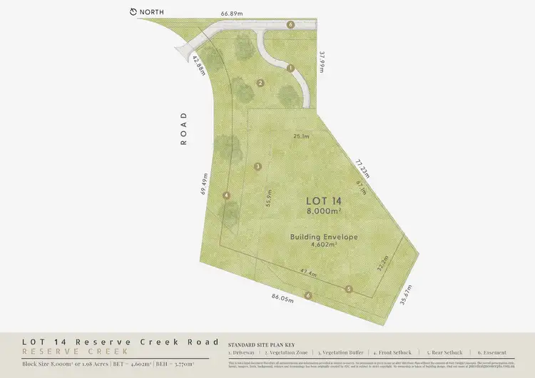 Floorplan of Homely land listing, 25 Poppys way, Kielvale NSW 2484