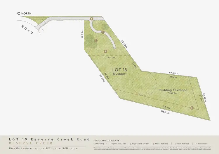 Floorplan of Homely land listing, 23 poppys way, Kielvale NSW 2484