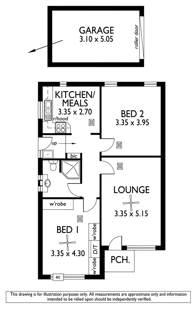 Floorplan of Homely unit listing, 4/13 Waymouth Avenue, Glandore SA 5037