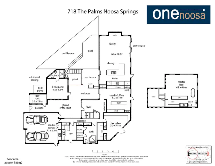 Floorplan of Homely house listing, 718 Noosa Springs Drive, Noosa Springs QLD 4567