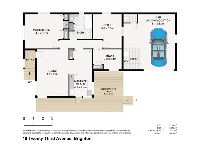 Floorplan of Homely house listing, 19 Twenty-third Ave, Brighton QLD 4017