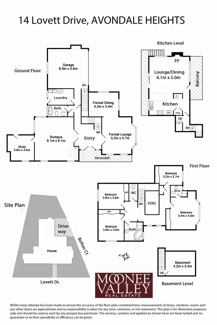 Floorplan of Homely house listing, 14 Lovett Drive, Avondale Heights VIC 3034