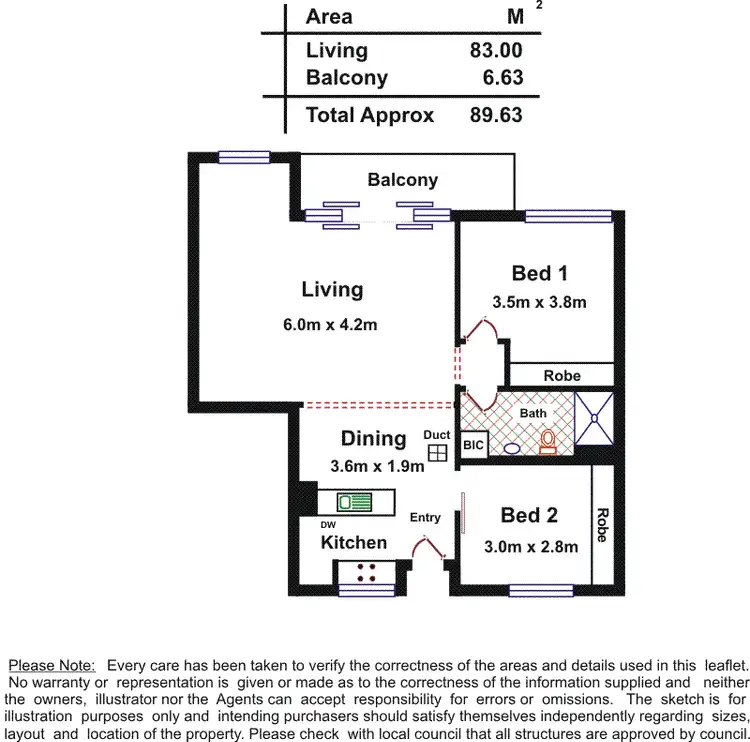 Floorplan of Homely apartment listing, 46/31-47 Halifax Street, Adelaide SA 5000