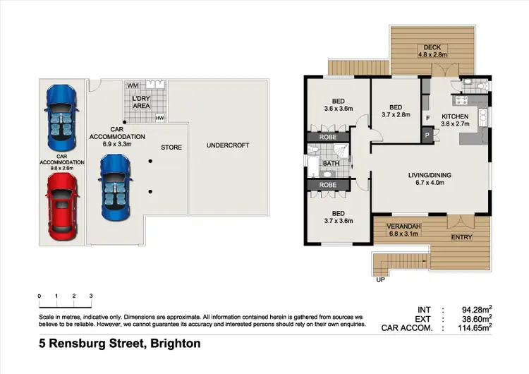 Floorplan of Homely house listing, 5 Rensburg Street, Brighton QLD 4017