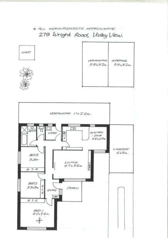 Floorplan of Homely house listing, 279 Wright Road, Valley View SA 5093