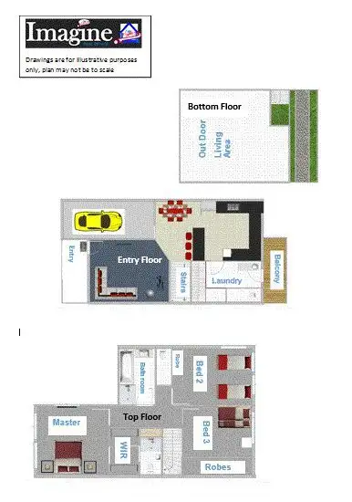 Floorplan of Homely unit listing, Unit 6/9A Washington Street, Nambour QLD 4560