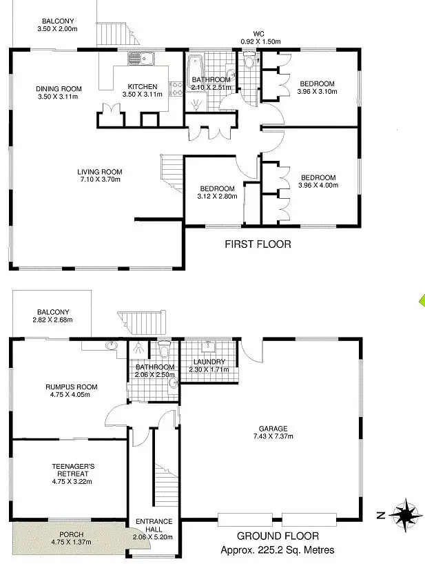 Floorplan of Homely house listing, 6 Lindisfarne Street, Carindale QLD 4152