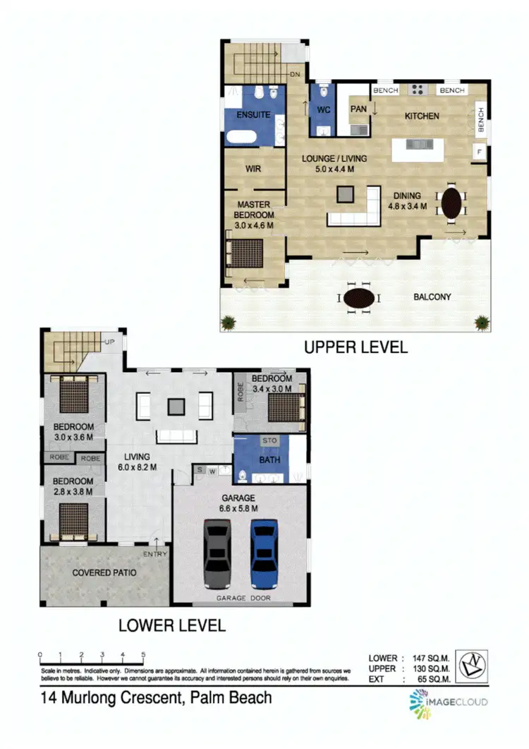 Floorplan of Homely house listing, 14 Murlong Crescent, Palm Beach QLD 4221