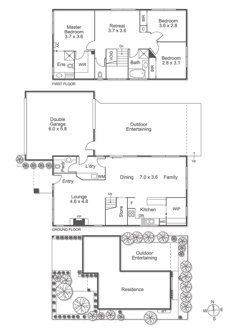 Floorplan of Homely house listing, 36 Berwick St, Brighton VIC 3186