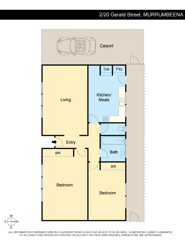 Floorplan of Homely unit listing, Unit 2/20 Gerald Street, Murrumbeena VIC 3163