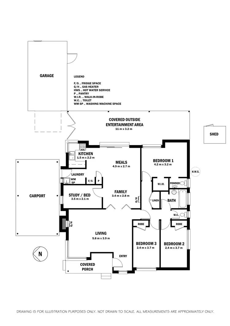 Floorplan of Homely house listing, 7 Farrell Street, New Gisborne VIC 3438