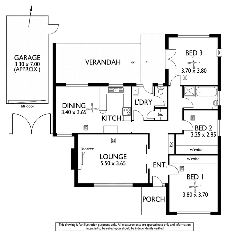 Floorplan of Homely house listing, 7 Broughton Avenue, Kurralta Park SA 5037