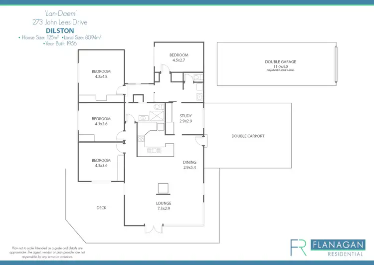 Floorplan of Homely rural property listing, 273 John Lees Dr, Dilston TAS 7252