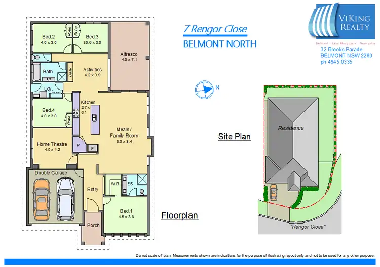 Floorplan of Homely house listing, 7 Rengor Close, Belmont North NSW 2280
