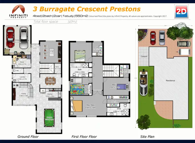 Floorplan of Homely house listing, 3 Burragate Crescent, Prestons NSW 2170
