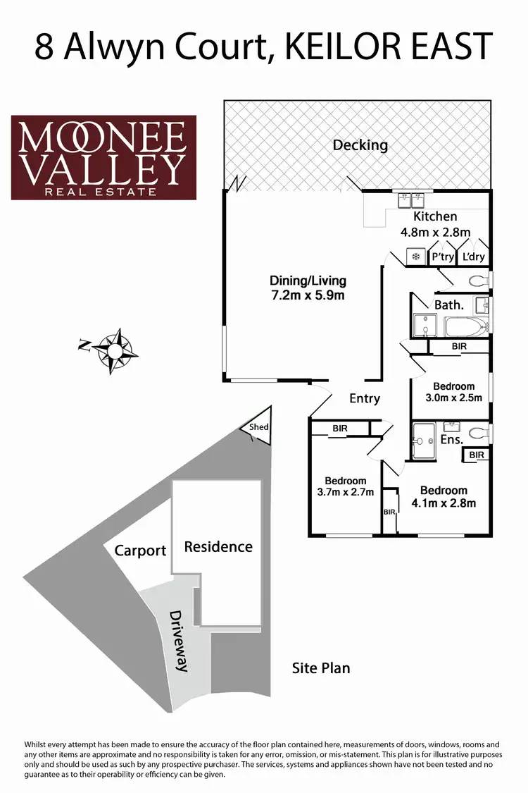 Floorplan of Homely house listing, 8 Alwyn Court, Keilor East VIC 3033