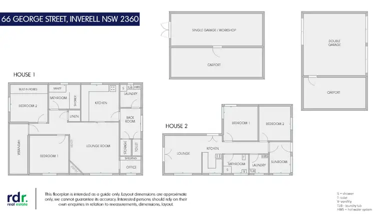 Floorplan of Homely house listing, 66 George Street, Inverell NSW 2360