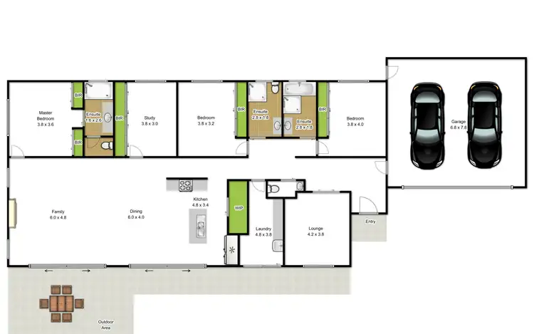 Floorplan of Homely house listing, 84 St Georges Rd, Traralgon VIC 3844