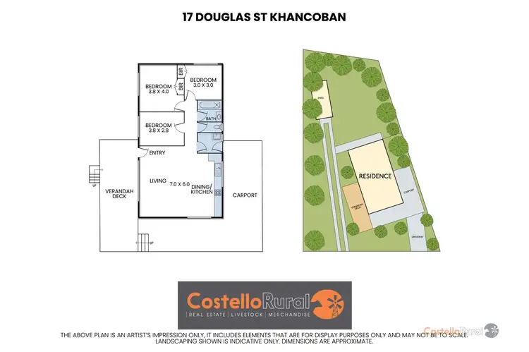 Floorplan of Homely house listing, 17 Douglas St, Khancoban NSW 2642