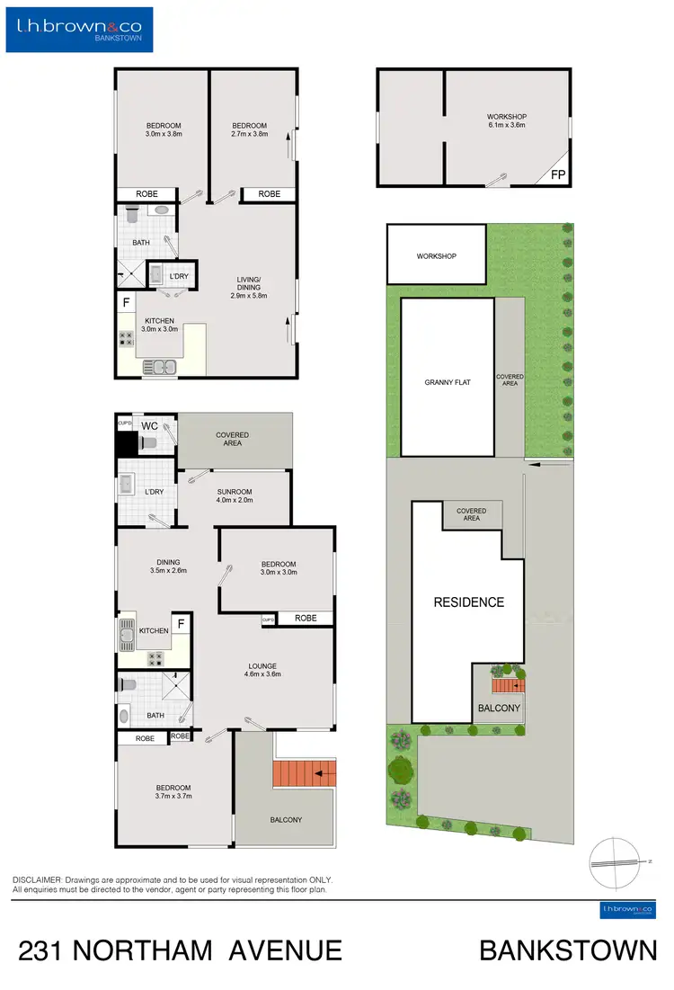 Floorplan of Homely house listing, 231 Northam Ave, Bankstown NSW 2200