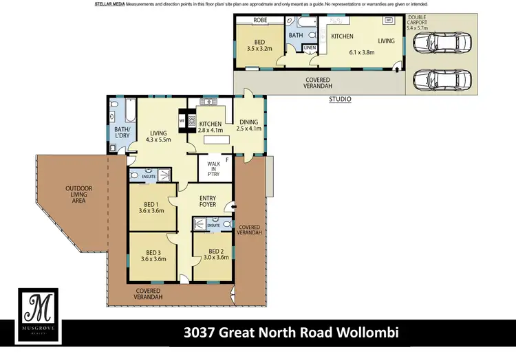Floorplan of Homely rural property listing, 3037 Great North Road, Wollombi NSW 2325