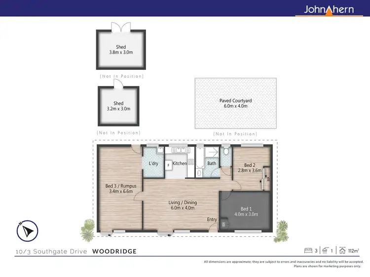 Floorplan of Homely unit listing, Unit 10/3 Southgate Dr, Woodridge QLD 4114