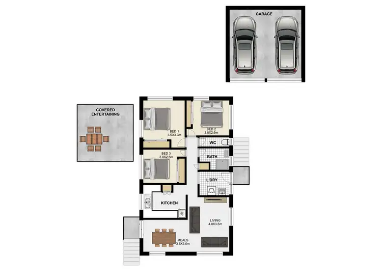 Floorplan of Homely house listing, 41 Polaris St, Inala QLD 4077